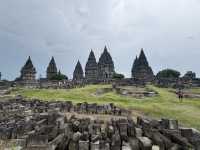 Twilight Tales at Prambanan: A Cloudy Evening Among Ancient Stones
