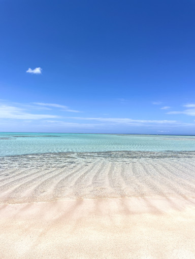 レジンアート 海の風景 与論島　百合が浜 海の真ん中に現れる白い楽園】与論島・百合ヶ浜の奇跡 | Trip.com 与論島