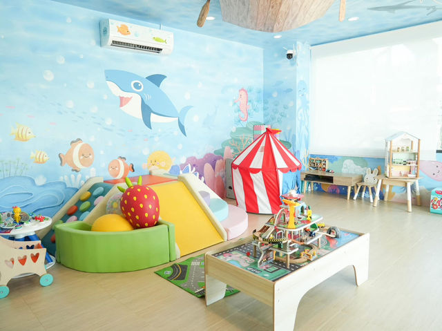 พลูวิลล่าสำหรับเด็ก  Baby Shark Pool Villa หัวหิน