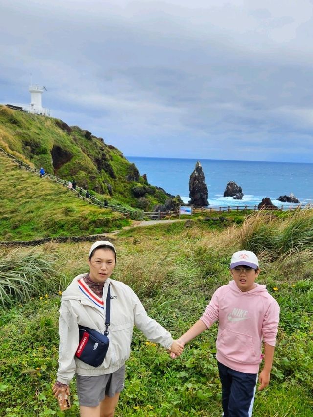 제주 바다로 뻗어나온 💙섭지코지