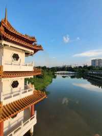 Twin Pagoda: A Peaceful Spot by the Lake