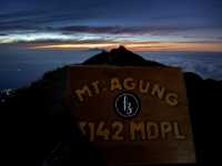 Mt Agung (the highest volcano in Bali)