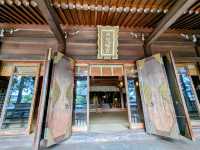 高山 | 櫻山八幡宮，巨大鳥居與古老的神社