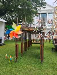 Quirky art installations at Empress Lawn