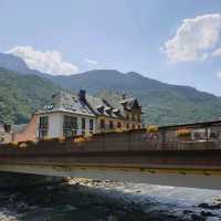 Mountain and River in Bossòst