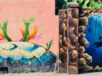 石龜溪貓熊彩繪村