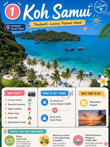 タイで訪れるべき最高の島5選🇹🇭🏝️（きっと驚くはず！） | Trip.com