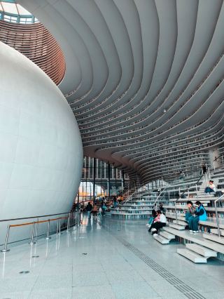 Twin Cultural Landmarks: Binhai Library and Binhai Art Museum, Tianjin