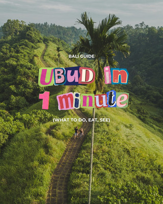 Ubud dalam 1 menit… tapi percayalah, kamu bisa betah di sini selama berminggu-minggu. 。