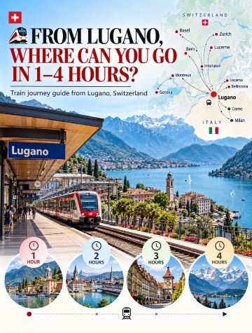 🚆 Where Can You Go from Lugano by Train in Under 4 Hours? Your Ultimate Fast-Track Adventure Guide 🇨🇭🇮🇹