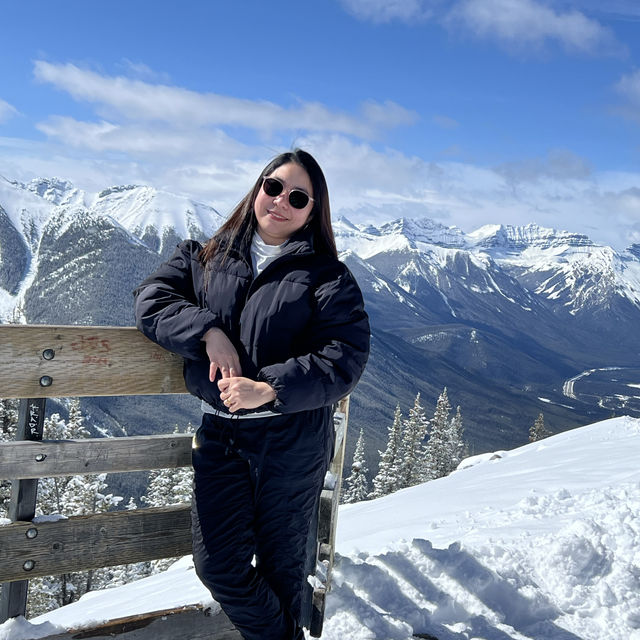 Banff Gondola on winter looks like