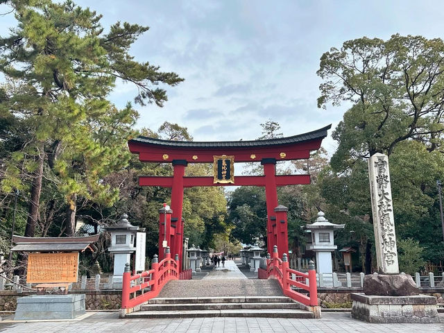A shrine that is also famous as a power spot