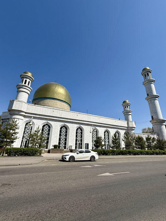 Spring Serenity at Almaty Central Mosque