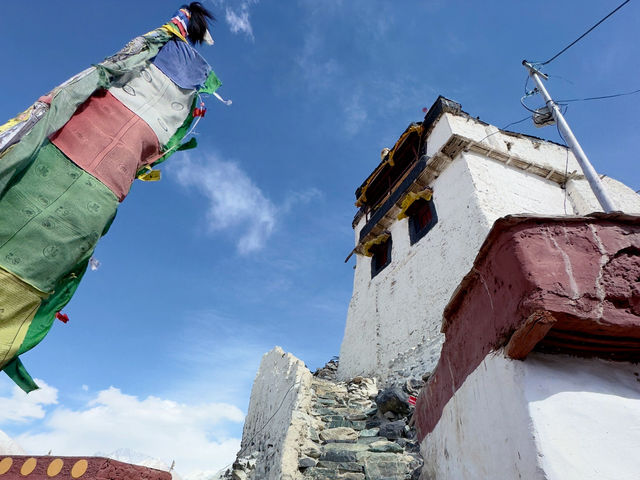 Buddhist Monastery lost high in mountains 