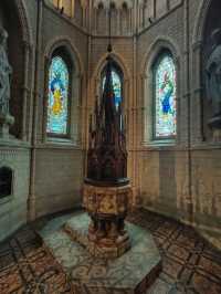 Sacred Craftsmanship Beneath Centuries of Stone: A Glimpse Inside the Cathedral Beside Stopford Buil