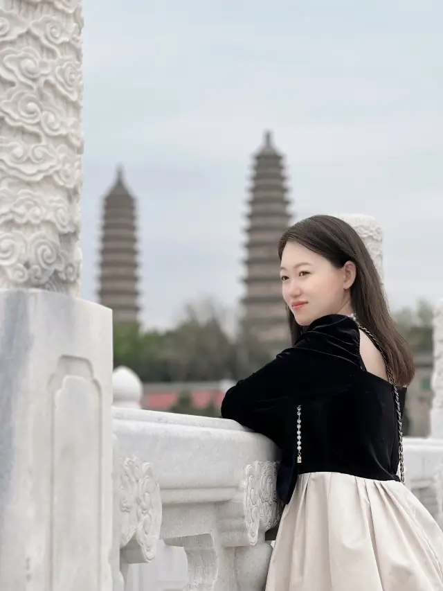 Admire the ancient peonies of the Ming Dynasty at the Twin Pagoda Temple in Taiyuan