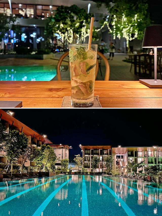 甲米這家新酒店不光有拍照好看的多個泳池～還有豐富的美食享受！