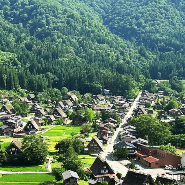【岐阜/白川郷】世界遺産の合掌造り、夏場も良い！