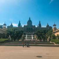 Beautiful Scenery Outside National Museum of Art in Barcelona 🇪🇸
