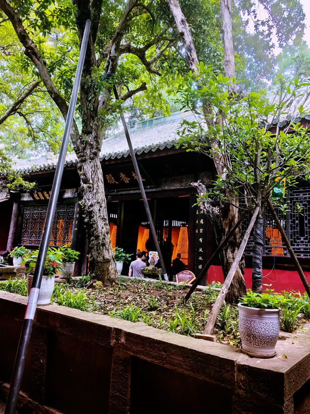 綿陽七曲山大廟之壁畫
