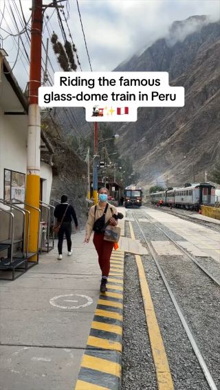 Riding the famous glass dome train in Peru 