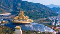 寧波奉化｜雲頂天宮 金色佛殿｜彌勒聖壇