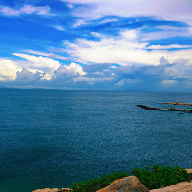《夢中的珠海廟灣島》
