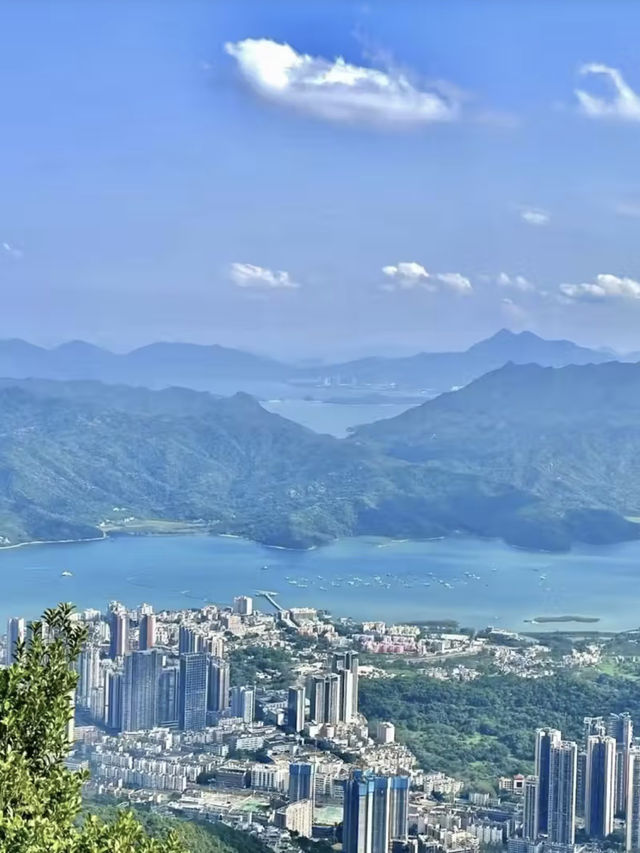 雲山疊翠：梧桐山的晨曦步履