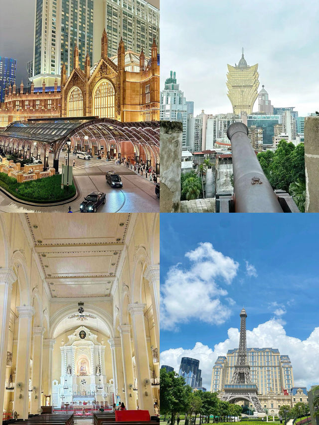 澳門旅行，必去打卡攻略，隨手拍都出大片