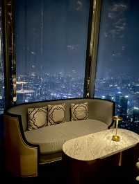 Enjoying night view of Shenzhen 