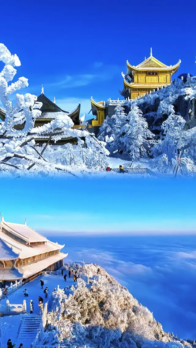 "Reach the summit of Mount Emei and touch the Buddha's light closest to heaven!"