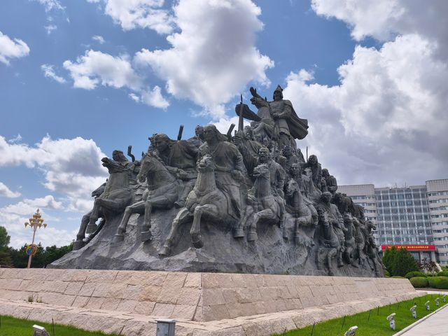 鄂爾多斯旅遊景點個人評測||第①日白天，遊覽伊金霍洛旗 聖水草原，推薦指數： 果然人生是曠