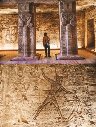 Three thousand years ago, a pharaoh wrote a love letter to his wife using a mountain