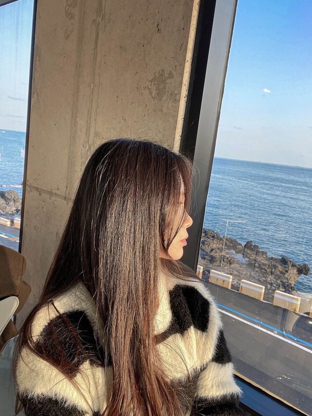 바다를 담은 애월카페, 새물