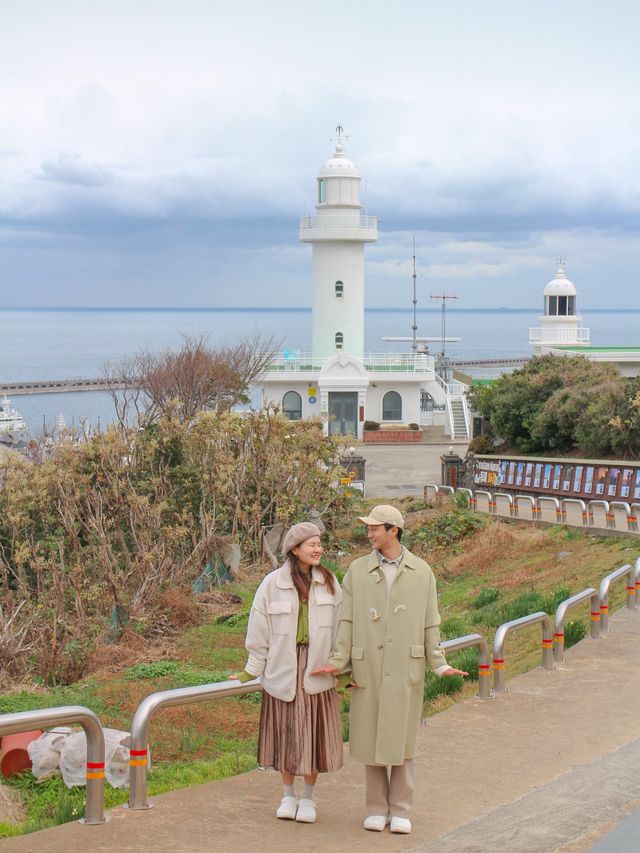 제주에서 만난 산토리니 느낌의 숨은 명소 #산지등대