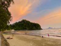 เที่ยวหาดนพรัตน์ธารา พระอาทิตย์ตกสวยมาก 
