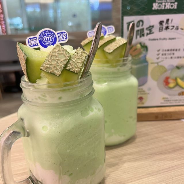 期間限定靜崗蜜瓜🍈@hoihoi pancake