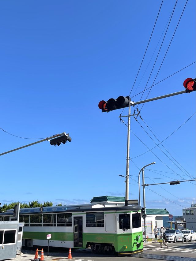 韓國釜山推薦必坐天空膠囊小火車-Blueline Park