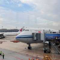 AIR CHINA B747-8 Shanghai to Beijing