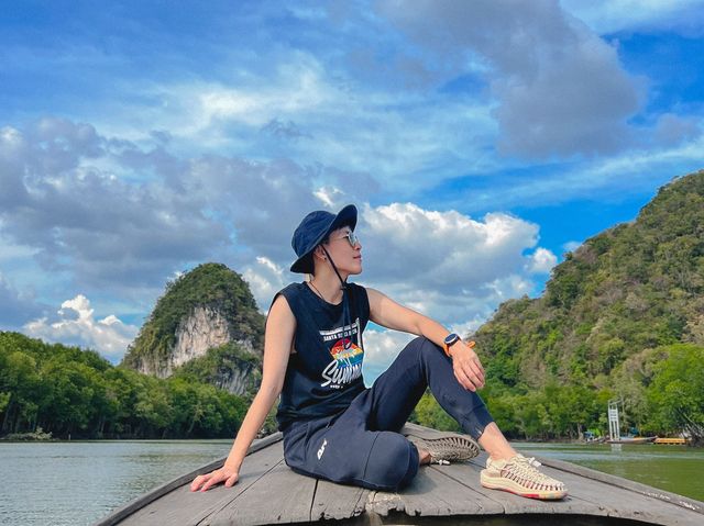 ล่องเรือหัวโทง เที่ยวเขาขนาบน้ำ ชมถ้ำโบราณ 