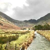 The idyllic lake and village of Buttermere