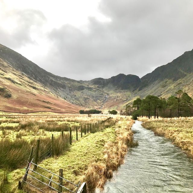 The idyllic lake and village of Buttermere