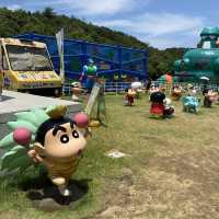 淡路島！ニジゲンノモリ「アクション仮面ひみつきち」子供は身体を動かせるアトラクション！キッチンカーのホットドッグが美味