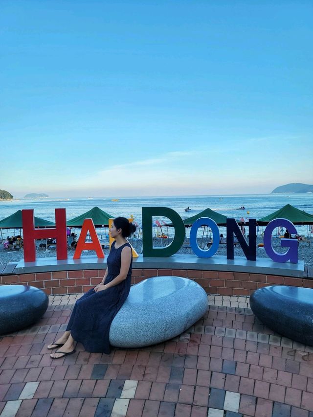수변전망대가 있어서 산책하기 좋은 흑진주몽돌해변🩵