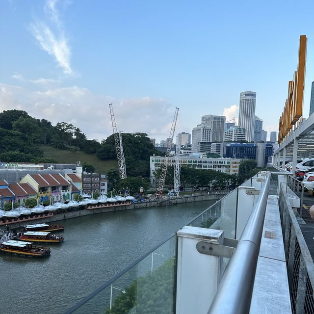 Clark Quay: Day and Night Landscape