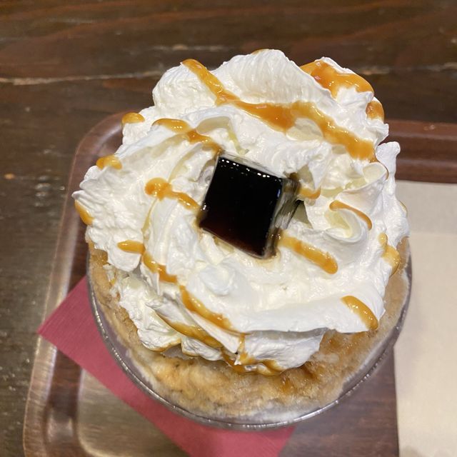 神戸市西区！珈琲専門店がつくるキャラメルかふぇ氷1070円
