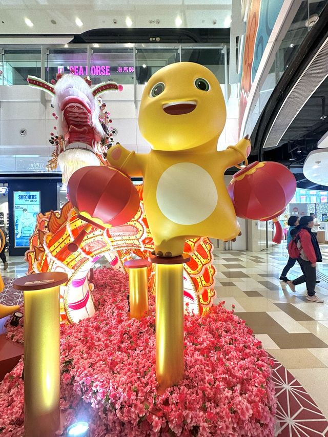 黃大仙中心｜奶龍新年造型登場