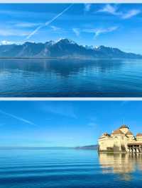 【瑞士】Château de Chillon西庸城堡：中世紀奢華湖畔城堡