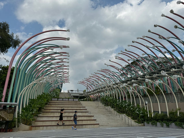 Day Walking Around SensoryScape Sentosa