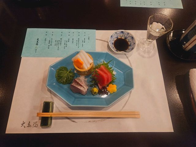 A great Kaiseki meal at Oshima, Yokohama